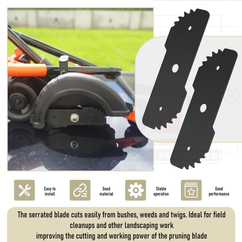 Karbay 3 Pack 7-1/2" Edge Hog Heavy Duty Edger Replacement