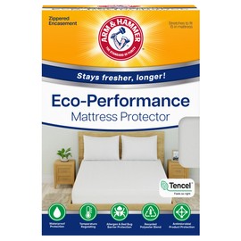 Arm & Hammer Eco Performance Zippered Mattress Protector with Tencel, Queen
