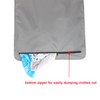 Luxja Adjustable Hanging Laundry Bag, Laundry Hamper with 2 Stainless