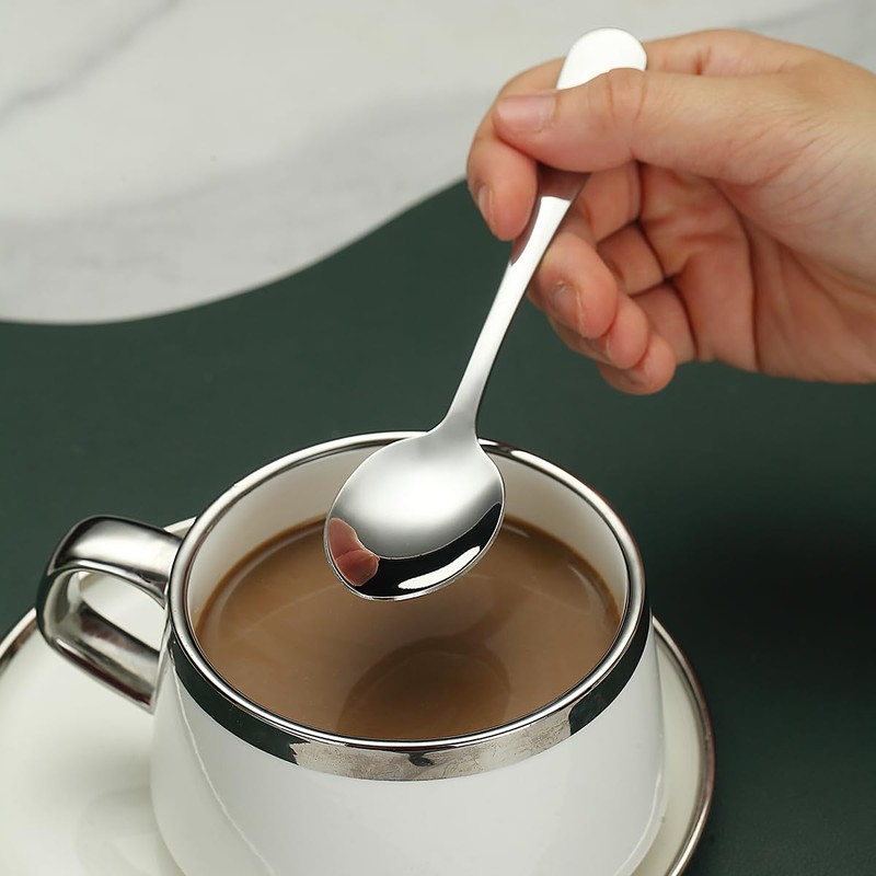 Evanda Tea Spoon, 24 x 14 cm, Stainless Steel Coffee