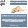 Essential Spice White Button Mushroom Powder – Mild Umami Flavor,