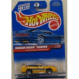Hot Wheels 1998 Sugar Rush Series '96 Mustang Convertible 1/64 4/4 Collector 744 .HN#GG_634T6344 G134548TY57223