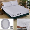 RUVANTI 100% Cotton Split King Sheets Sets for Adjustable Bed,