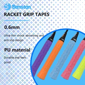 Senston 5pcs Racket Grip Tapes for Tennis/Badminton/Squash overgrip tapes