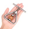 Anwenk Nut Cracker Black Walnut Cracker Stainless Steel Pecan Cracker