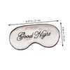 KOMBIUDA Silk Sleep Eye Mask Comfortable Embroidery Eyeshade for All