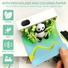 VOHESEA Panda Calendar 2025, 3D Calendar 2025, DIY Timepiece Calendar