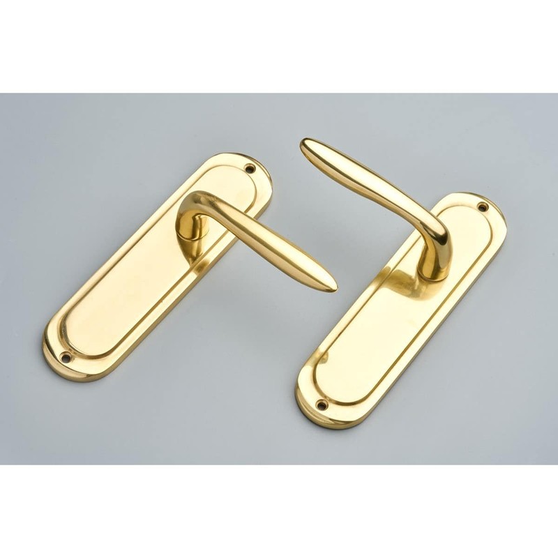 Designer Levers - Mocho Round Plate Lever Door Handle -