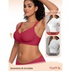 Vertvie Womens Wireless Bras No Underwire Push Up Bra Seamless