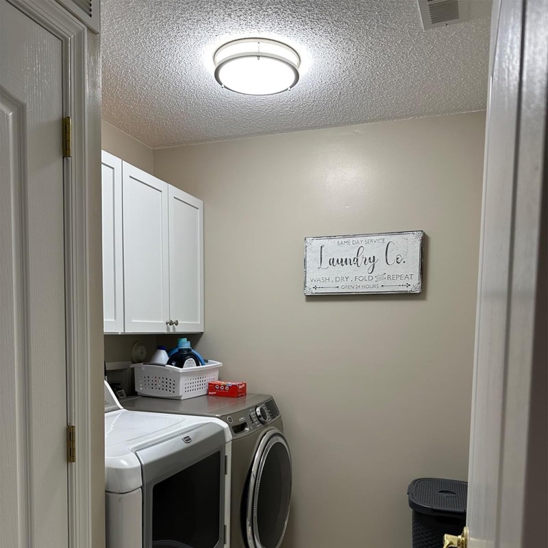 Kalium LED Ceiling Light with Remote 12 Inch Flush Mount