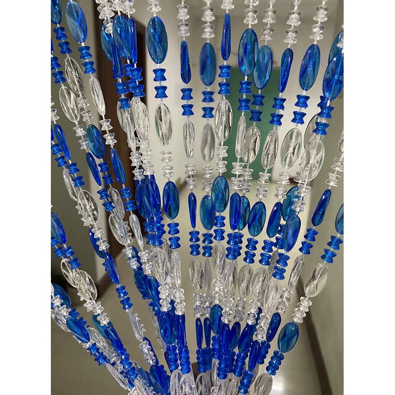 ZiDeTang Acrylic Beaded Door Curtain Décor Tassel Room Divider Curtain
