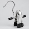 20-Pack Stainless Steel Windproof Hanger Hooks with Adjustable Clips for