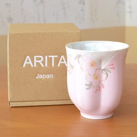 Birthday Gift, Women's, Cherry Blossom Petal Shape, Tea Cup, Arita Ware, Flower Dance, Pink Gift