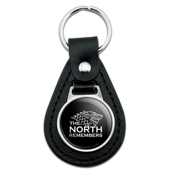 GRAPHICS & MORE Black Leather Game of Thrones The North