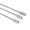 20 Unids Alambre De Acero Inoxidable Llaveros Cable Heavy Duty
