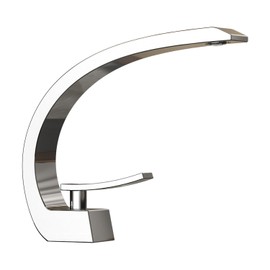 Oersitor Bathroom Sink Faucet Modern Single Hole 1-Handle Faucet Chrome (Chrome)