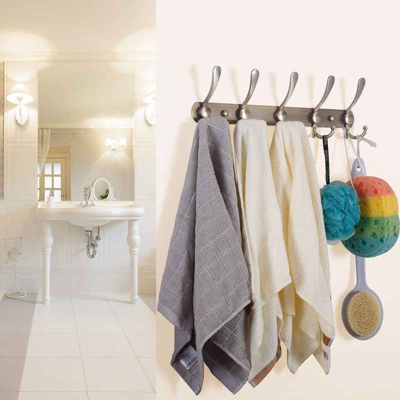 WEBI Coat Rack Wall Mount,Coat Hanger Wall,Coat Hooks Wall Mounted,5