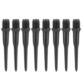 100Pcs Dart Tips, Thread Soft Tip Dart Points Tips Replacement for Electronic Darts (Black) Chess and Cards, Leisure Sports