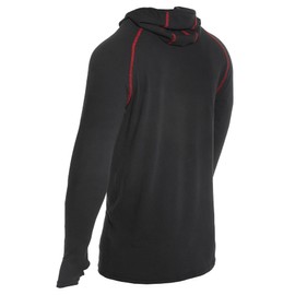 DRIFIRE Flame Resistant Performance Hoodie, CAT 2 Arc Rating, Lightweight Hooded Shirt, X-Large Black