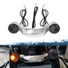 Bullet Rear Brake Light Bar with Turn Signals Smoke Lens