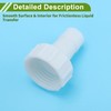 HOPESPANNER Plastic Hose Barb Fitting 15/32" Hose ID 1/2" GTH
