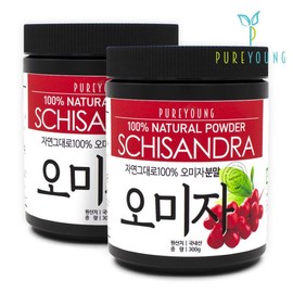 Pure Young Domestic Schisandra chinensis powder 300g+300g / 퓨어영 국산 오미자 가루 300g+300g