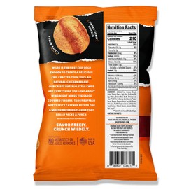WILDE Protein Chips Buffalo Style, 1.34oz Bags, Pack of 12