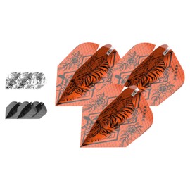 Target Darts Raymond Van Barneveld Ink Design No.6 Dart Flights - 3 Pack (9 in Total)