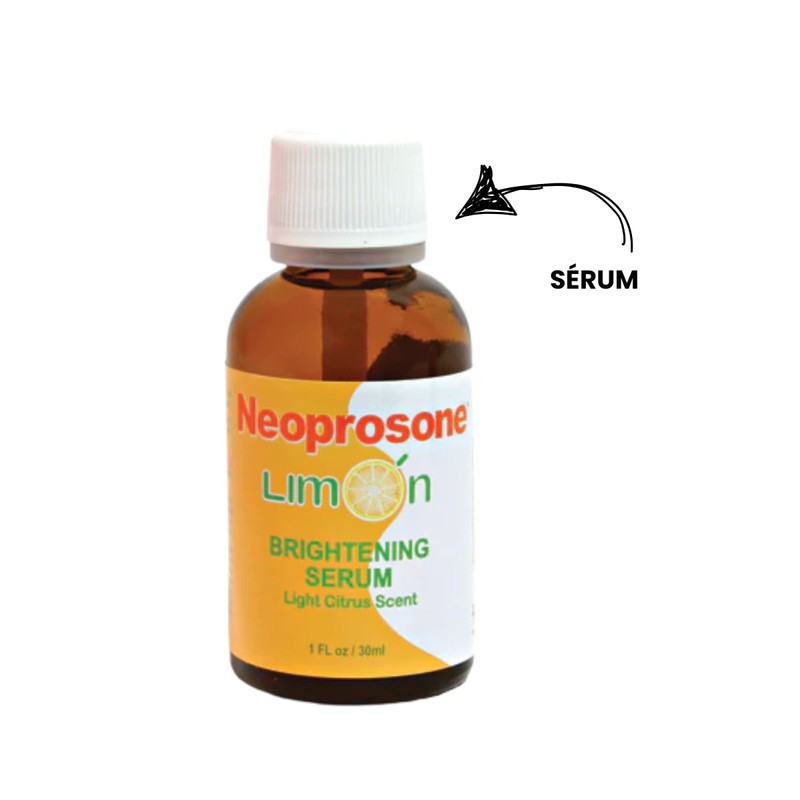 Neoprosone Limon Serum Facial Iluminador, Aroma Cítrico Suave, 30ml