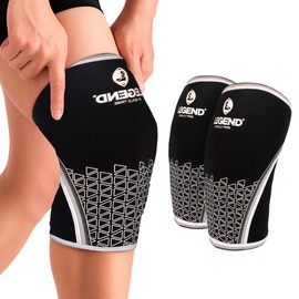 BOLD TRIBE - Rodilleras Deportivas de 7mm - Ideal para Crossfit, Gym, Powerlifting, Halterofilia, Box y Entrenamiento Funcional - 100% Neopreno Premiu