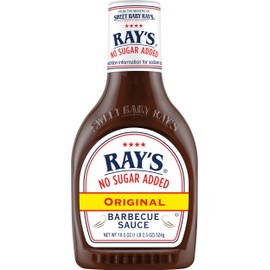 Sweet Baby Ray’s No Sugar Added Original Barbecue Sauce (18.5 Ounce, Pack of 6)
