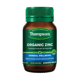 Thompsons Buy Thompsons Organic Zinc 80 Tablets Online