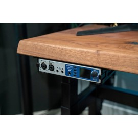 Iron Prints Desk Mount Kit for RME Fireface Ucx II & Adi 2 Dac Fs Under Desk Mount Brackets - White