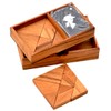 Tangram 2 Player, Chinese Wooden Puzzle with 7 Pieces, Tangram