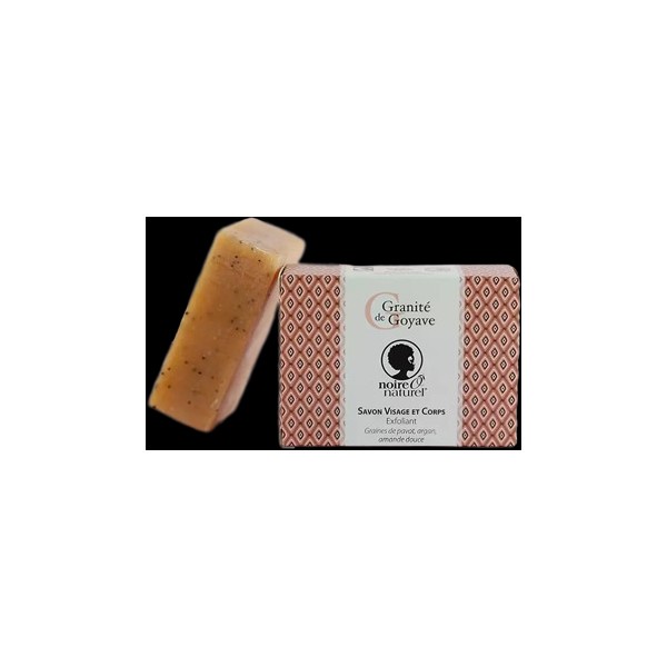 Noireônaturel "Granité de Goyave" Scrub Soap, 100 g
