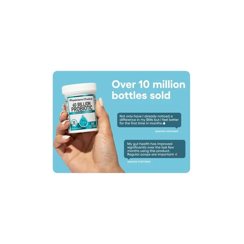 Physician's Choice 60 Billion Probiotic - 10 Unique Strains