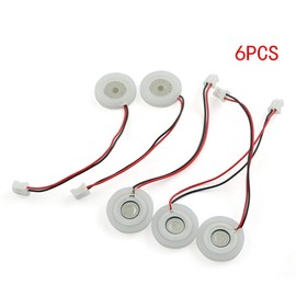 ZYAMY 6pcs 16mm Ultrasonic Mist Maker USB DC 5V Fogger Ceramics Discs with Wire & Sealing Ring