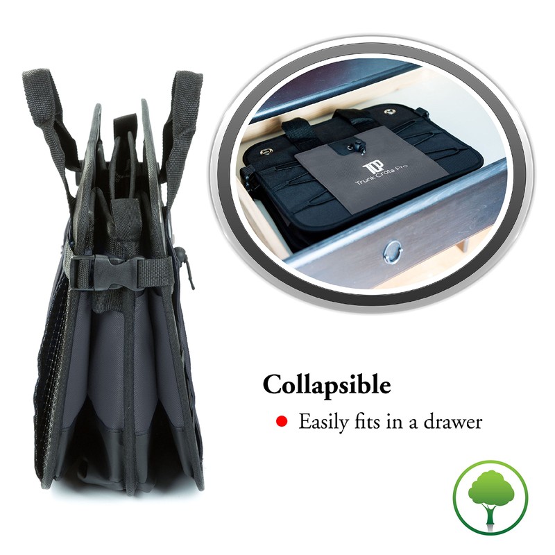 TRUNKCRATEPRO car organizer and storage - Premium Multi Compartments Foldable
