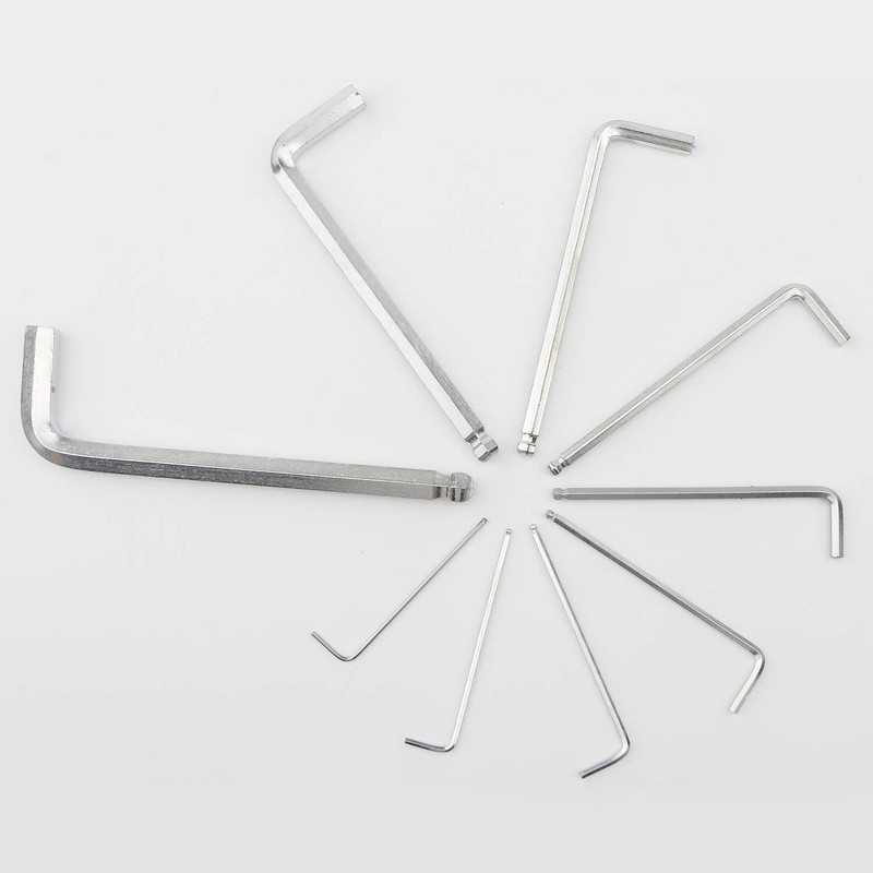 Rowiz 9pcs Allen Tool Set Hex Key Allen Screw Driver
