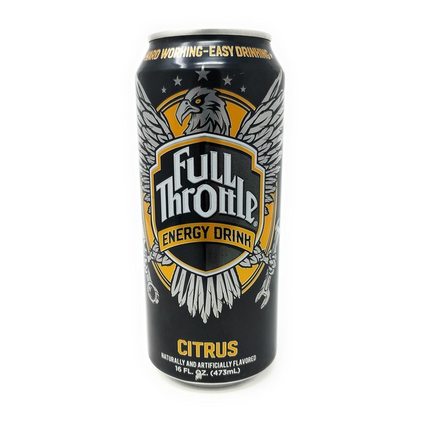 12 Pack - Full Throttle Energy Drink - Citrus - 16 Ounce