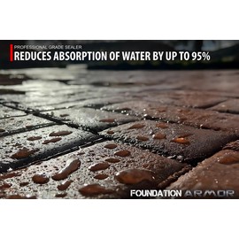 Armor WL550 Deep Penetrating Solvent-Based Matte Wet Look 16 OZ Sample Concrete Sealer - Professional Grade Long Lasting Matte Wet Look Sealer for Concrete, Brick, Flagstone, Bluestone, Slate