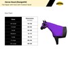 RESISTANCE Premium Horse Hood Full Zipper with Face & Forelock