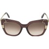 Salvatore Ferragamo SF889SL Crystal Brown/Burgundy Gradient One Size