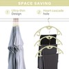 IEOKE Velvet Clothes Hangers, 50 Pack No Shoulder Bumps Ultra