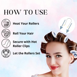 Sta-Rite Hot Roller Clips for Electric Rollers | Large | 8 Count
