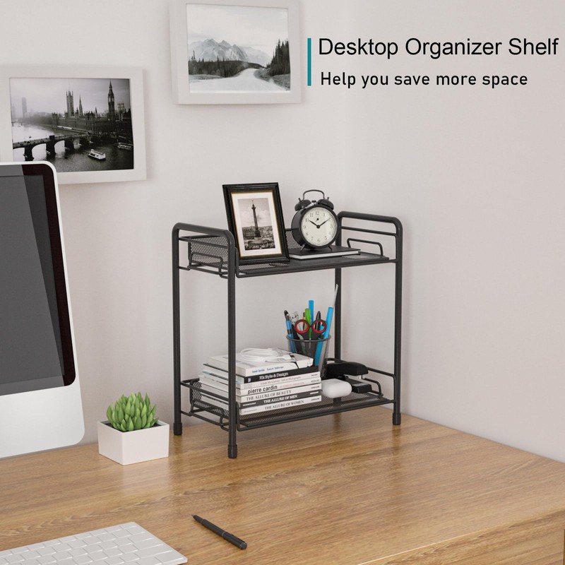 BOKIOVIN Coffee Station Organizer Cabinet, Coffee Bar Accessories Organizer for