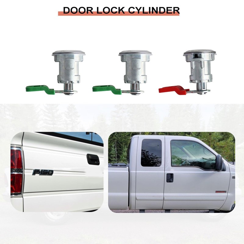 Eterpace Door Lock Cylinder & Ignition Switch Cylinder, Compatible with