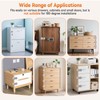 BiceNoning 90 Degree 3-Digit Combination Cabinet Lock, Zinc Alloy Keyless