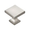 Cabinet Knobs Brushed Nickel Square Knobs for Cabinets and Drawers