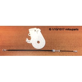 Genuine Mitsubishi Heater A/C Temperature Control Link Gear And Temperature Control Cable 7801A110 MR979515 Lancer 2002 2003 2004 2005 2006 2007
